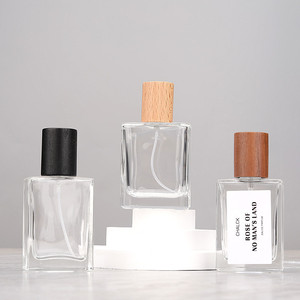High-quality Factory-produced LK-50ml Portable <b>Perfume</b> Refill <b>Bottle</b> square Glass Pump Sprayer Silk Screen Printed <b>Empty</b> <b>Bottle</b> - Product Image 6