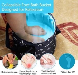 Nouvelle Arrivée Bassine de Bain de Pieds Pliable de Voyage, Bassine de Lavage du Visage, Seau Pliable pour Trempage des Pieds en Extérieur - Product Image 6