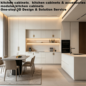 Gabinete de <span class=keywords><strong>Cocina</strong></span> de Estilo Japandi de Alta Gama con Gran Capacidad de Almacenamiento para Contenedores de <span class=keywords><strong>Cocina</strong></span> - Product Image 2