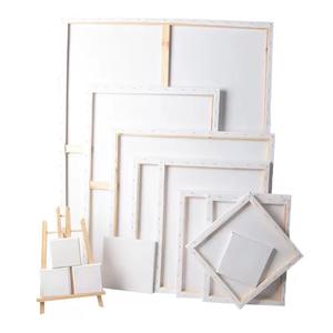 2026 Hot Sale Professional Fine Art Supplies Custom Size100% Pure Cotton Blank <b>Framed</b> Stretched <b>Canvas</b> for Oil Acrylic Painting - Product Image 1