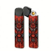 Briquet électrique jetable moderne en aluminium à plasma, long manche, coupe-vent, allumage sans flamme à arc, pour bougies, barbecues, grilles, au lithium