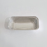 950ml jetable de qualité Alimentaire feuille de pain à usage unique boîte à emporter conteneur de papier d'aluminium