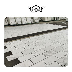 Dalles de marbre blanc Calacatta de haute qualité, luxe, Italie, revêtement mural, décoration d'hôtel, carreaux de pierre naturelle, carrelage de sol en marbre intérieur - Product Image 1