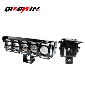 5 Eye <b>Single</b> Row Led Spotlights Dc12 60V Off Road Motorcycle <b>Lighting</b> With Fan High Power - Product Image 4