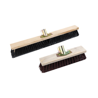 Brosse à poils en nylon robuste pour le nettoyage des sols d'entrepôts, des patios et des terrasses