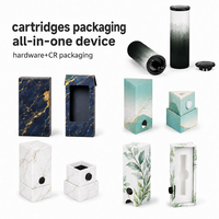 Boîte de cartouches jetables UKETA ChildProof Sliding Case 1ml 2ml 2g, boîte en papier résistante aux enfants CR, cartouche en céramique