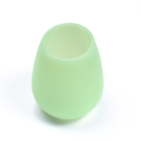 Verres à vin de voyage réutilisables et isolés, écologiques, avec logo personnalisé - Gobelets en silicone au style moderne, très demandés