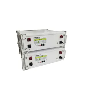 Lipo 배터리 5.2kWh 51.2V 100Ah LiFePO4 배터리 팩 하이브리드 시스템 통신 스테이션 배터리