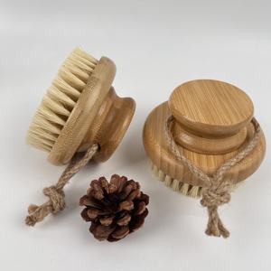 Cepillo Corporal de Sisal y Bambú de Madera con Logo Personalizado OEM, Cepillo Vegano de Sisal para Piel Seca, Esponja de Baño y Lufa para Masaje Natural, Fábrica con 10 Años de Experiencia - Product Image 2