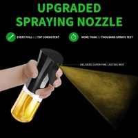 Olivenöl sprüh gerät zum Kochen 200ml Glasöl spender Flaschen spray Mister Nachfüll bares Öl essig Spritzer Spray in Lebensmittel qualität