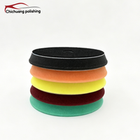Lot de 5 tampons de polissage en mousse de 6 pouces pour le detailing automobile, idéal pour le polissage et le cirage