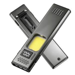 EDC Portable COB Flashlight <b>Rechargeable</b> Magnetic Clip <b>Work</b> <b>Light</b> Ultra Thin <b>LED</b> High Intensity Outdoor Use - Product Image 5