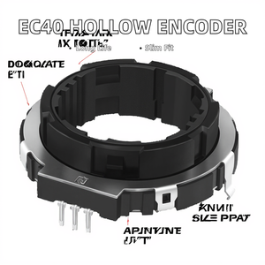Encodeur incrémental magnétique de type anneau Soundwell EC40 à arbre creux, performance améliorée, catégorie de produits : encodeurs - Product Image 2