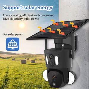 Caméra de vidéosurveillance solaire double <span class=keywords><strong>4K</strong></span> avec carte SIM 4G extérieure - Product Image 6