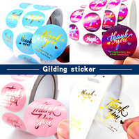 Autocollant de parfum personnalisé avec logo d'usine, autocollant en vinyle imperméable, autocollant de marquage à chaud, autocollant en papier auto-adhésif, autocollant en feuille d'or