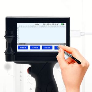 Imprimante jet d'encre électrique manuelle pour composants PLC, pour l'étiquetage des bouteilles, des cartons alimentaires, des produits en papier et des canettes métalliques - Product Image 4