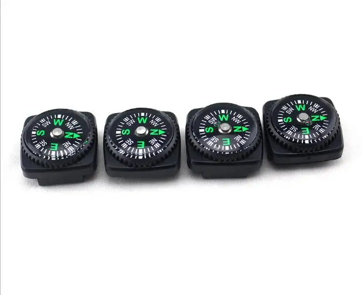 Button Compass Mini Compass for Bracelet Liquid Filled Compass for Emergency Survival Watch Band Bracelet