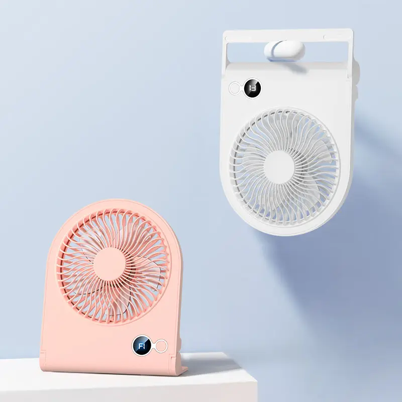 Vendita calda 5 velocità per esterni Mini Usb ventilatori da tavolo regolabili per bambini elettrico ricaricabile portatile piccolo ventilatore portatile