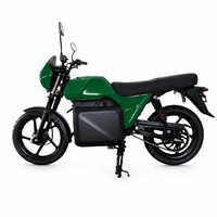 High Performance 72V Battery Powered E Motorbike 85Km/h Vintage Style Electric Motorcycle for Adults