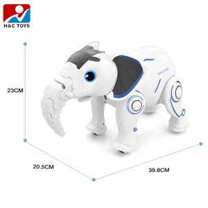 روبوت فيل ذكي بجهاز تحكم عن بعد ، هيكل روبوت ذكي ، وظائف الرقص والغناء ، ألعاب برمجة إلكترونية للبلاستيك - Product Image 5