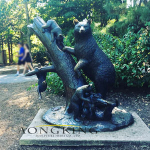 Patung taman hewan beruang kutub realistis, patung <span class=keywords><strong>Churchill</strong></span> beruang kutub - Product Image 1