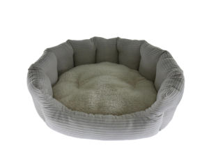 Camas Ovaladas para Perros de Tela de Pana y Sherpa de Alta Calidad, Camas para Mascotas Económicas en Existencia - Product Image 4