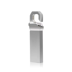 Promotional Gadget Mini Metal Hook Usb Flash Drive 1GB 2GB 4GB 8GB 16GB 32GB 64GB Custom Logo Usb Memory Stick Pendrive