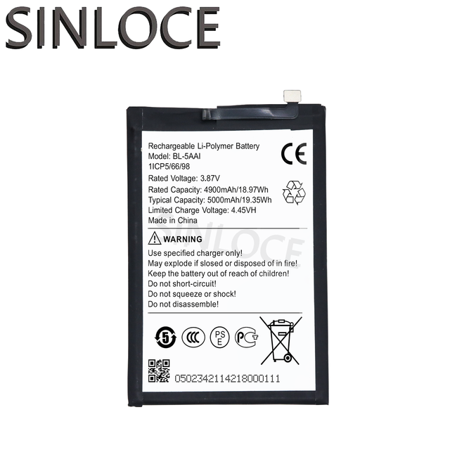 SINLOCE Wholesale High Quality Production Mobile Cell Phone Battery Factory for ITEL /BL-5AAI