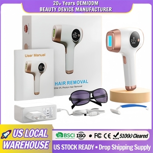 Appareil d'épilation IPL PAKISS 99W, épilateur permanent à photons avec lunettes de sécurité et manuel d'utilisation pour usage domestique - Product Image 1