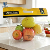 Sacs d'emballage durables en CPP+PET laminé avec fermeture éclair, conception refermable pour l'agriculture, légumes frais, carottes, pommes de terre, salades