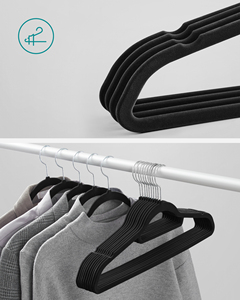 Cintres en velours non noir pour costumes, modernes et haut de gamme, en promotion - Product Image 4