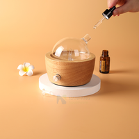 Diffuseur d'huiles essentielles électrique, en vrai bois, aromathérapie, parfumée, nouveau modèle, disponible en europe, dubaï, allemagne,