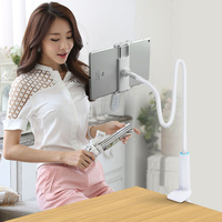 Support de téléphone flexible et pliable, pince fixe pour accrocher à la maison, sur la table de bureau, multifonctionnel