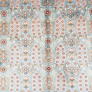 Tappeto in seta persiana 137x198cm fatto a mano Vintage Melbourne Dubai in stile orientale <span class=keywords><strong>per</strong></span> adolescenti - Product Image 4
