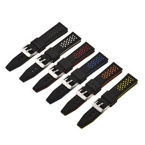 Bracelet de montre en caoutchouc de haute qualité, à libération rapide, étanche, 20 mm, 22 mm, 24 mm, 26 mm, bracelet de montre en silicone - Product Image 4