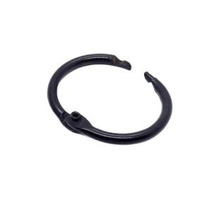 Anneaux de reliure en métal noir de 1 pouce EWANG pour carnet de notes et cartes d'indexation - Product Image 2