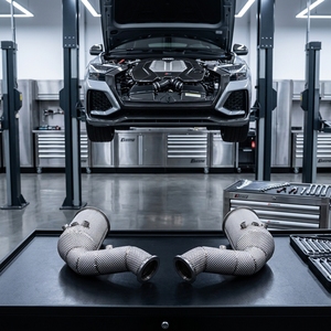 <span class=keywords><strong>Prix</strong></span> usine Downpipe catalytique haute performance pour <span class=keywords><strong>Audi</strong></span> SQ7 <span class=keywords><strong>SQ8</strong></span> RSQ8 avec bouclier thermique d'échappement - Product Image 1