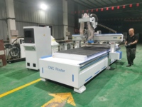 Routeur CNC MEOKON 1332 ATC 3 axes, broche 9KW, contrôleur Syntec, Mach3, NC Studio, pompe à roulement, fabrication de meubles de cuisine