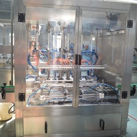 Mesin Pengisi Otomatis Servo Motor 8 Kepala untuk Saus Cabai, Saus Madu, Selai, Botol Selai Kacang, dan Garis Pengisian Botol