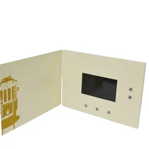 Wholesale cheap price custom 4.3 inch lcd tft screen video brochure coloring for business invitation