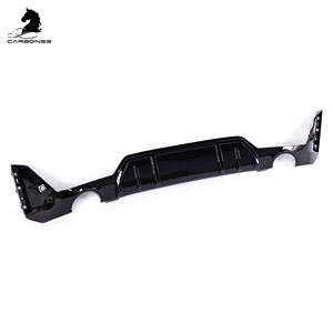 Difusor de labios de parachoques trasero de plástico ABS de 2 puntas difusor de tipo M340I de coche negro brillante para BMW G20 M Tech LCI <span class=keywords><strong>2022</strong></span> + - Product Image 2