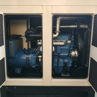 Groupe électrogène diesel silencieux triphasé à prix compétitif, ATS disponible, 100 kW, Planta Eléctrica