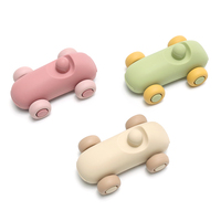 Divertido Mini Coche de Juguete de Silicona Suave para Niños de 2 a 4 Años, Juguete Educativo para Jugar y Desestresarse