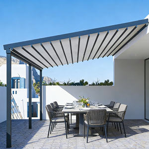 Auvent rétractable motorisé en aluminium, imperméable, pour jardin de roses, jardin d'hiver, véranda - Product Image 2