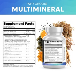 Trắng biển rêu viên nang đen hạt giống dầu Ashwagandha nghệ bladderwrack cây ngưu bàng & Vitamin C & D3 chất diệp lục ACV - Product Image 2