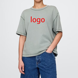 Người Đàn Ông Của T-Shirt Hot Bán Nhà Máy Giá Mùa Hè Quá Khổ Chất Lượng Cao Của Người Đàn Ông Vòng Cổ T-Shirt Nặng Trọng Lượng Jersey Ngắn Tay Áo - Product Image 5