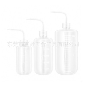 Plastic Wash Bottle 250ml 500ml 1000ml With Graduated Scale For Chemical Use - Product Image 1