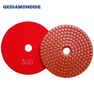 High Quality Customized 4inch 5inch Resin Diamond Polishing Buffing Pads for Marble Granite - Product Image 2