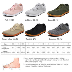 사용자 정의 로고 제로 드롭 와이드 토 박스 맨발 신발 남성 여성 어린이 신발 마지막 자연 고무 단독 chaussure pieds nus - Product Image 4