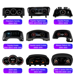 LCD Digital Dashboard Cluster Speedometer Virtual Instrument Panel Cockpit Meter LCD Intelligent Full Liquid Assembly - Product Image 5
